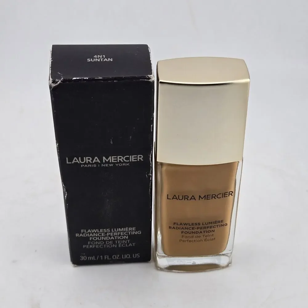Laura Mercier Flawless Lumiere Radiance Perfecting Foundation 4N1 Suntan New
